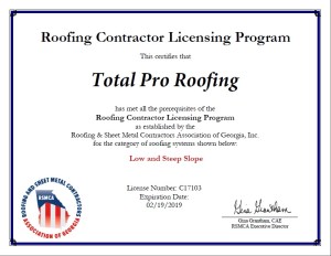 Is Your Georgia Roofing Contractor Really Licensed Hint There Is No Official Georgia Roofing License