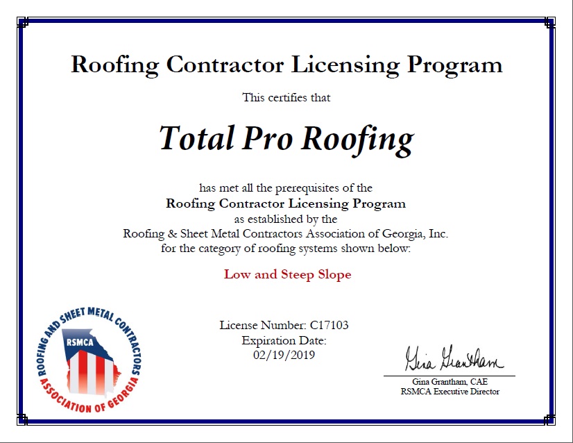 Is your roofing contractor REALLY licensed? (Hint There is no